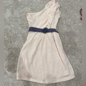 One shoulder dress